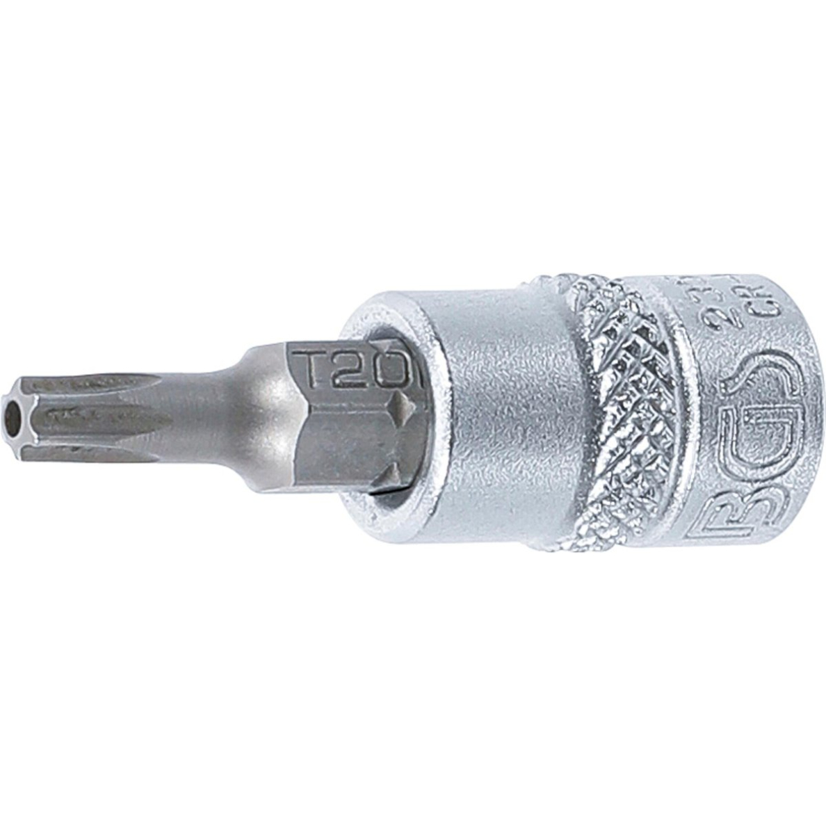 Antgalis įpresuotas į galvutę | 6.3 mm (1/4") | T-star su skyle (Torx) T20 (2359) Antgalis įpresuotas į galvutę | 6.3 mm (1/4") | T-star su skyle (Torx) T20 (2359)