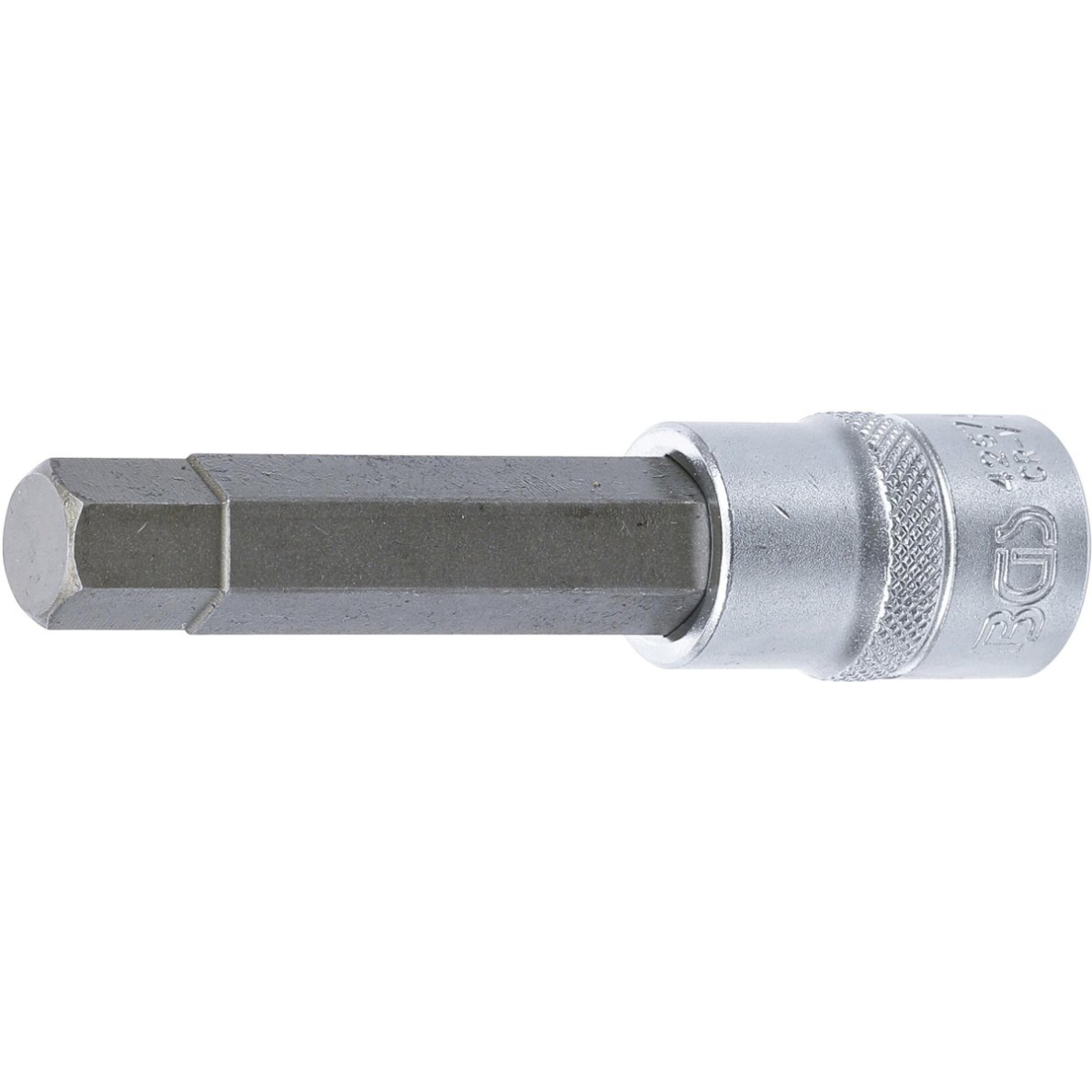 Antgalis įpresuotas į galvutę | ilgis 100 mm | 12.5 mm (1/2") | hex šešiakampis 13 mm (4267) Antgalis įpresuotas į galvutę | ilgis 100 mm | 12.5 mm (1/2") | hex šešiakampis 13 mm (4267)
