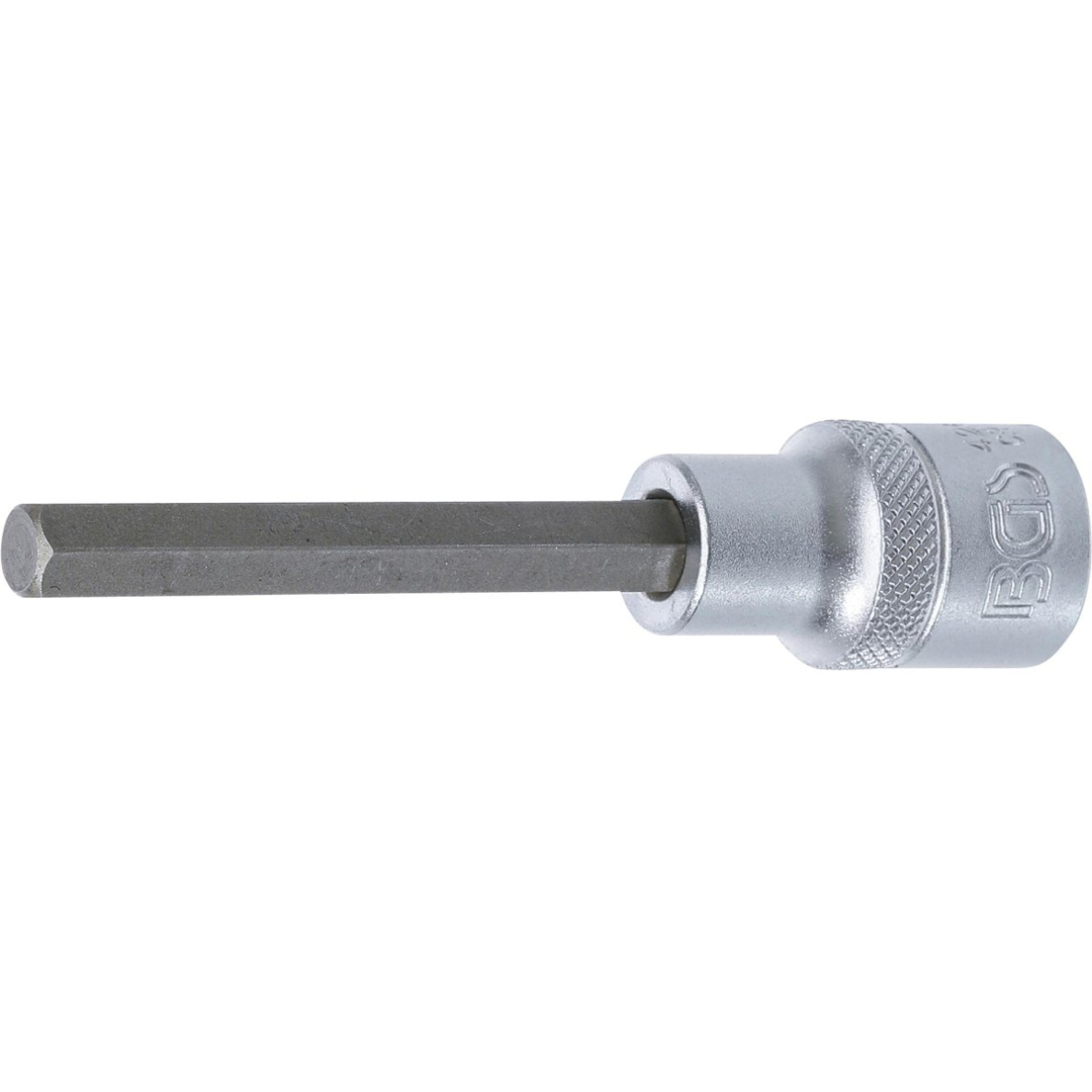 Antgalis įpresuotas į galvutę | ilgis 100 mm | 12,5 mm (1/2") | hex šešiakampis 8 mm (4263) Antgalis įpresuotas į galvutę | ilgis 100 mm | 12,5 mm (1/2") | hex šešiakampis 8 mm (4263)