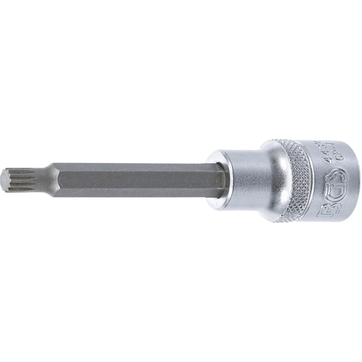 Antgalis įpresuotas į galvutę | ilgis 100 mm | 12,5 mm (1/2") | Spline (XZN) | M7 (4432) Antgalis įpresuotas į galvutę | ilgis 100 mm | 12,5 mm (1/2") | Spline (XZN) | M7 (4432)