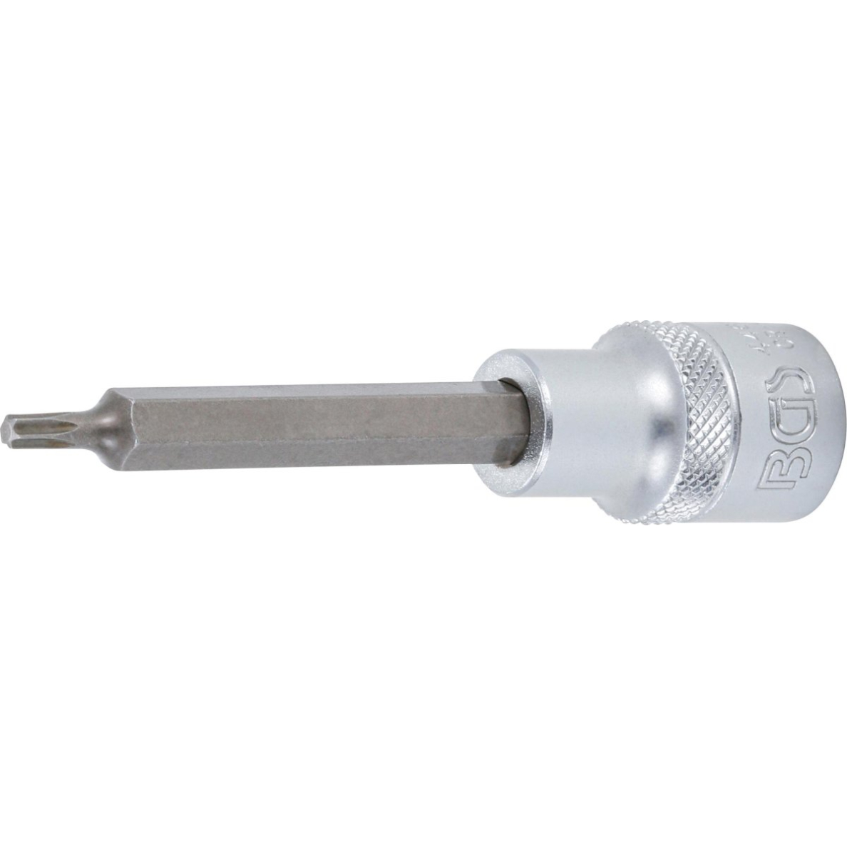 Antgalis įpresuotas į galvutę | ilgis 100 mm | 12,5 mm (1/2") | T-star (Torx) T20 (4469)