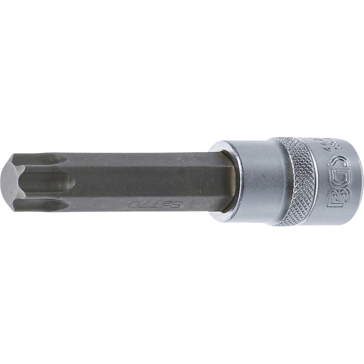 Antgalis įpresuotas į galvutę | ilgis 100 mm | 12,5 mm (1/2") | T-star (Torx) T70 (4477) Antgalis įpresuotas į galvutę | ilgis 100 mm | 12,5 mm (1/2") | T-star (Torx) T70 (4477)