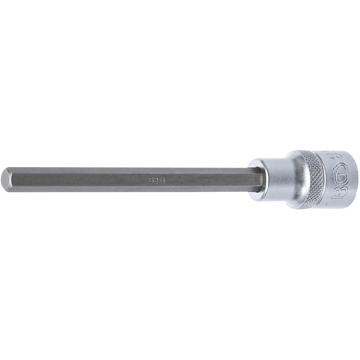 Antgalis įpresuotas į galvutę | ilgis 140 mm | 12,5 mm (1/2") | hex šešiakampis 8 mm (4272) Antgalis įpresuotas į galvutę | ilgis 140 mm | 12,5 mm (1/2") | hex šešiakampis 8 mm (4272)