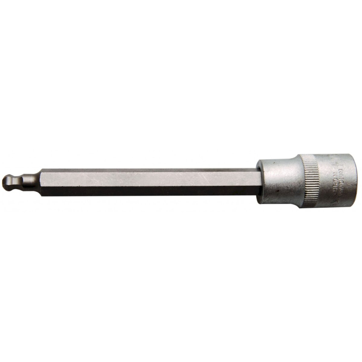 Antgalis įpresuotas į galvutę | ilgis 140 mm | 12,5 mm (1/2") | šešiakampis su šarnyru 7 mm (4258-7) Antgalis įpresuotas į galvutę | ilgis 140 mm | 12,5 mm (1/2") | šešiakampis su šarnyru 7 mm (4258-7)