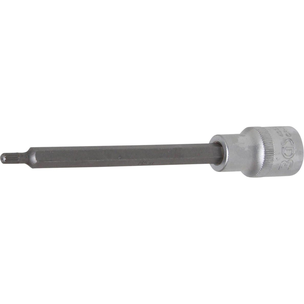 Antgalis įpresuotas į galvutę | ilgis 140 mm | 12,5 mm (1/2") | Spline (XZN) | M5 (4330) Antgalis įpresuotas į galvutę | ilgis 140 mm | 12,5 mm (1/2") | Spline (XZN) | M5 (4330)