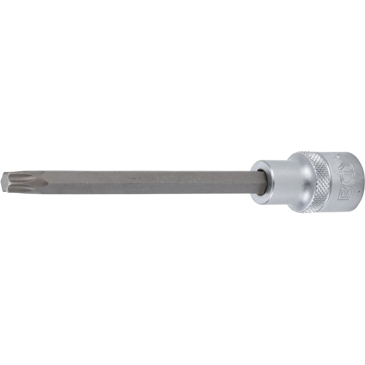 Antgalis įpresuotas į galvutę | ilgis 140 mm | 12,5 mm (1/2") | T-Star (Torx) T45 (5184-T45) Antgalis įpresuotas į galvutę | ilgis 140 mm | 12,5 mm (1/2") | T-Star (Torx) T45 (5184-T45)