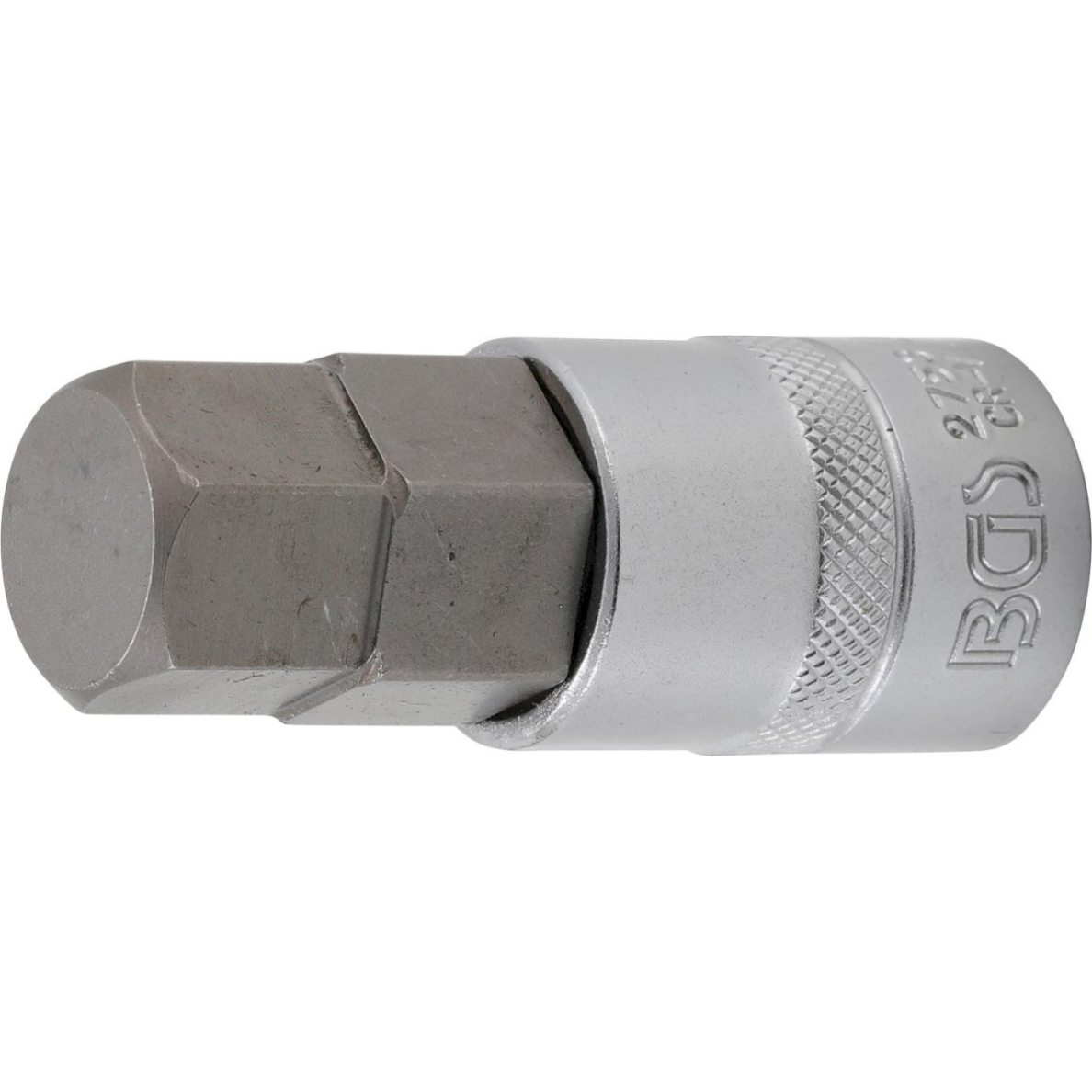 Antgalis įpresuotas į galvutę | ilgis 70 mm | 12.5 mm (1/2") | hex šešiakampis 13/16" (2753) Antgalis įpresuotas į galvutę | ilgis 70 mm | 12.5 mm (1/2") | hex šešiakampis 13/16" (2753)