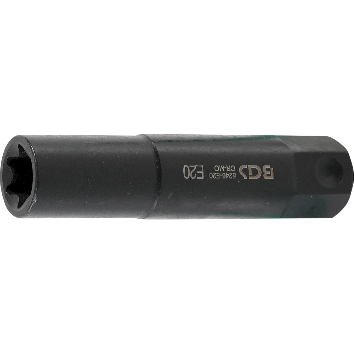 Antgalis smūginis / galvutė | ilgis 100 mm | 22 mm storio | E-tipas | E20 (5246-E20) Antgalis smūginis / galvutė | ilgis 100 mm | 22 mm storio | E-tipas | E20 (5246-E20)