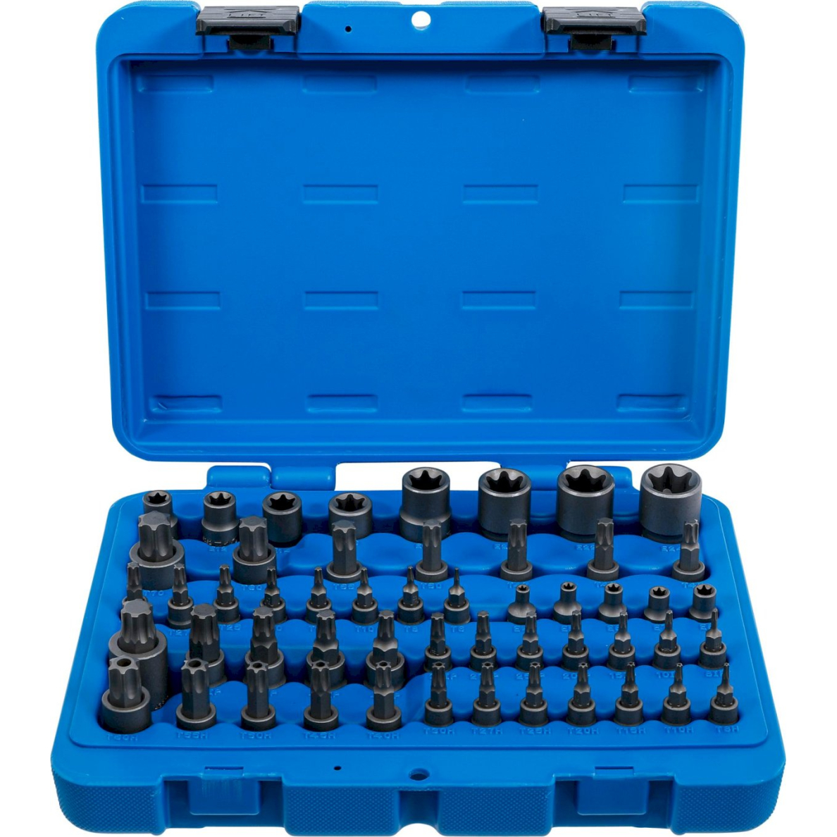 Antgalių ir galvučių rinkinys | E-Type / T-Star (Torx) / T-Star su skyle (Torx) / TP-Star (Torx Plus) | 52 vnt. (9839) Antgalių ir galvučių rinkinys | E-Type / T-Star (Torx) / T-Star su skyle (Torx) / TP-Star (Torx Plus) | 52 vnt. (9839)