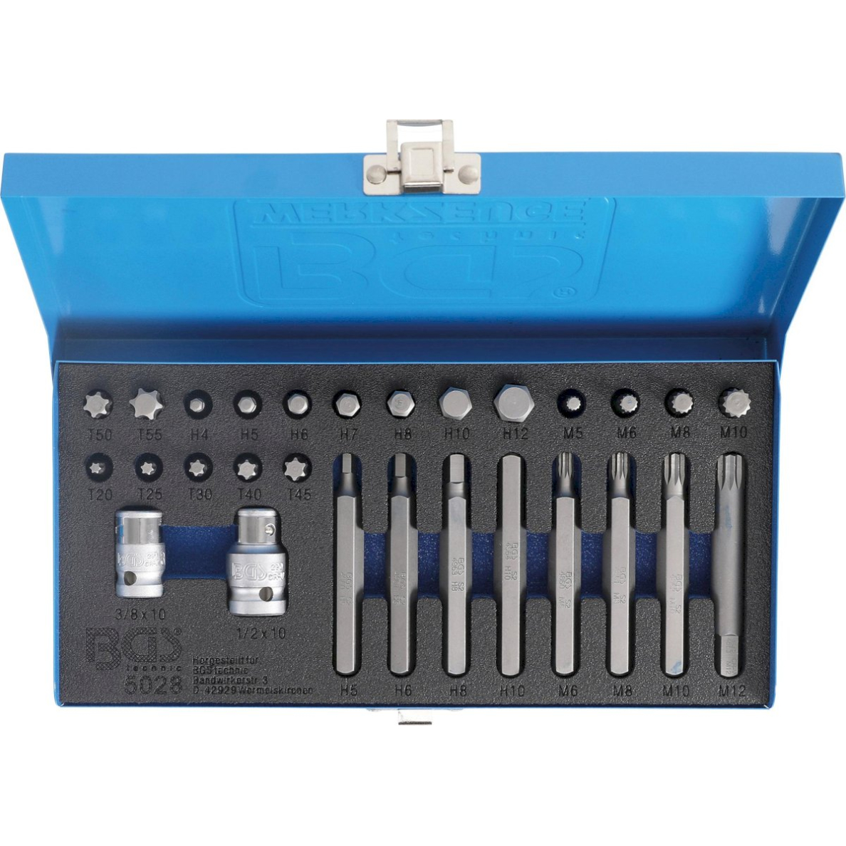 Antgalių komplektas | 28 vnt. (5028) Antgalių komplektas | 28 vnt. (5028)