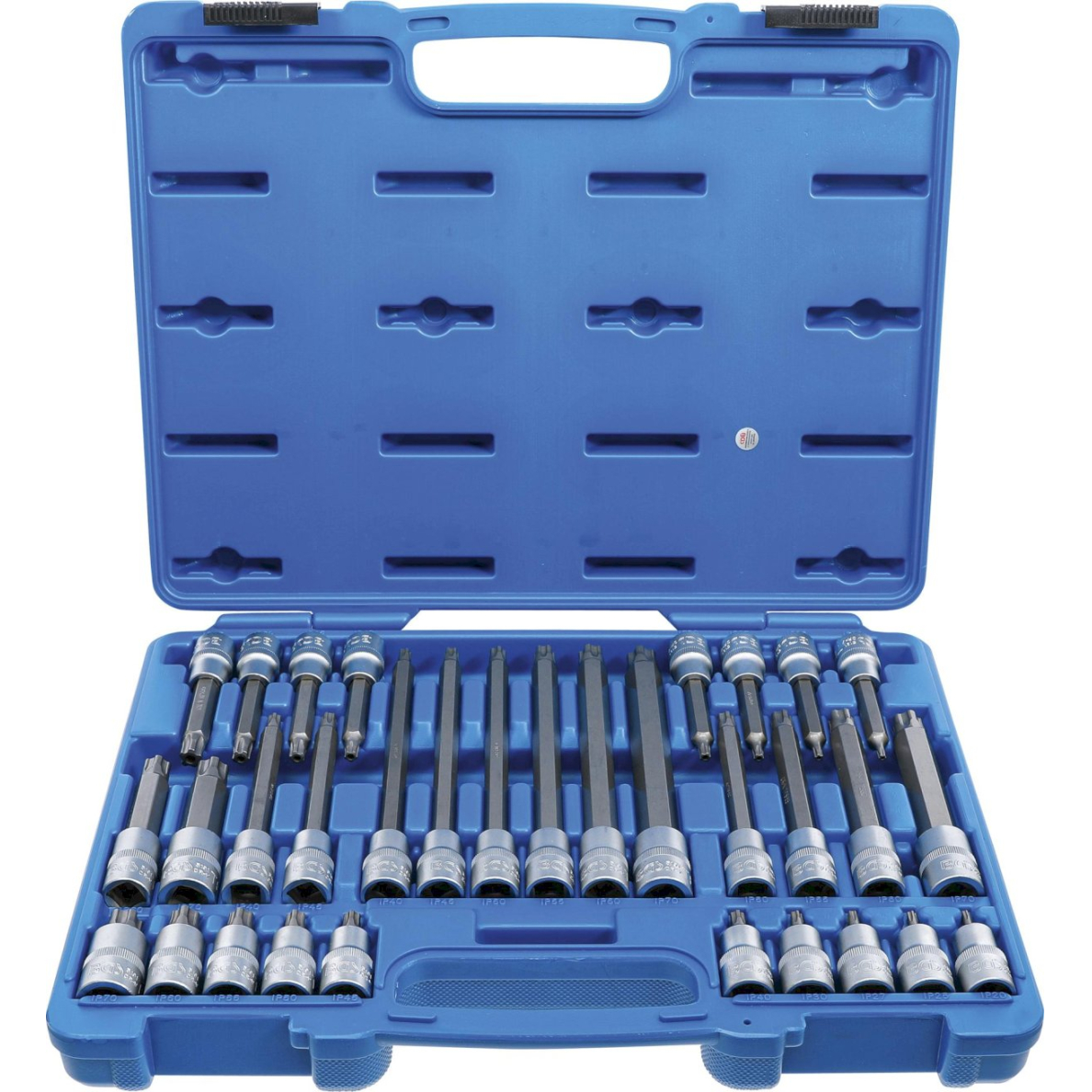 Antgalių rinkinys | 12.5 mm (1/2") | TP-Star su skyle (Torx Plus) TP20 - TP70 | 32 vnt. (5191) Antgalių rinkinys | 12.5 mm (1/2") | TP-Star su skyle (Torx Plus) TP20 - TP70 | 32 vnt. (5191)