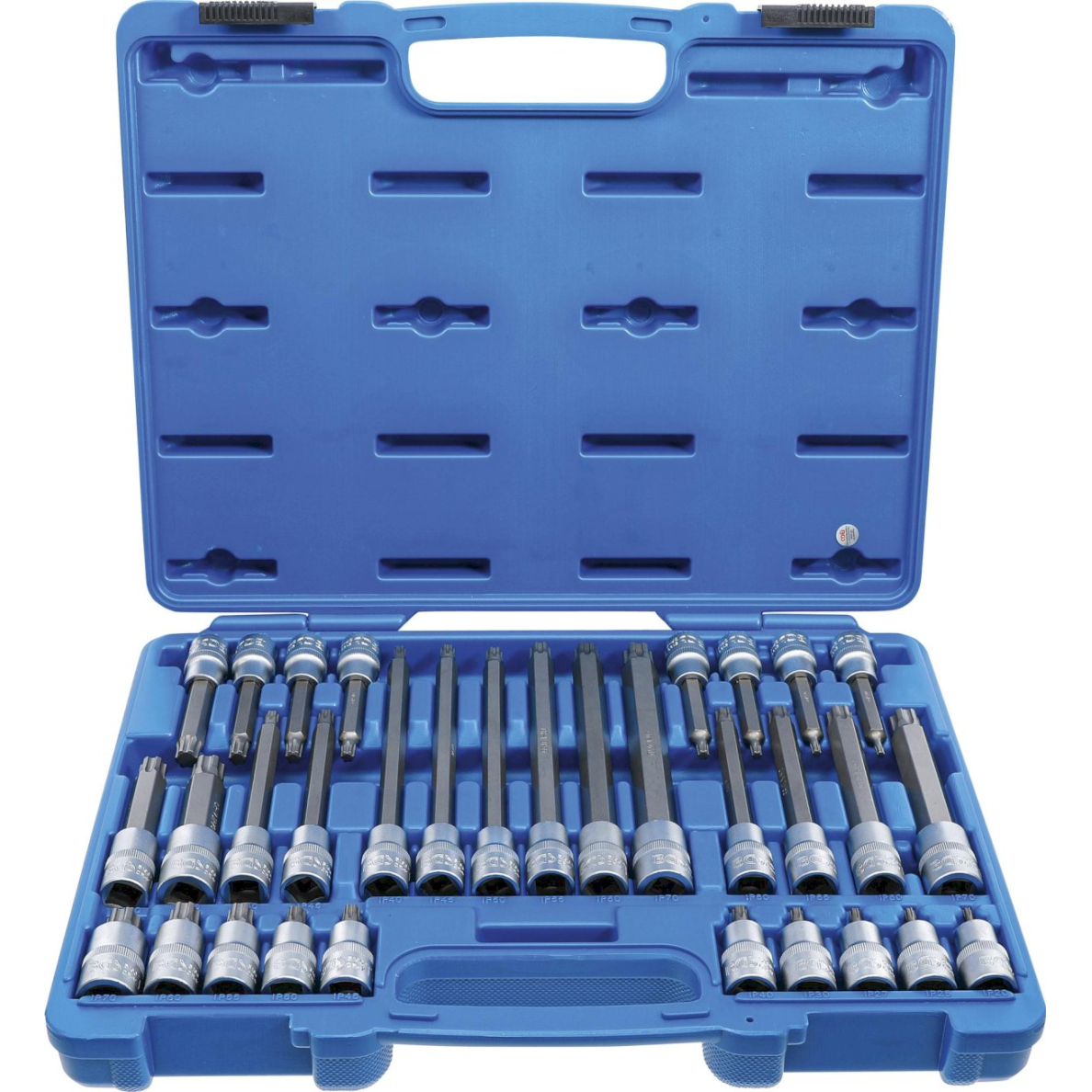 Antgalių rinkinys | 12.5 mm (1/2") | TP-Star (Torx Plus) TP20 - TP70 | 32 vnt. (5190) Antgalių rinkinys | 12.5 mm (1/2") | TP-Star (Torx Plus) TP20 - TP70 | 32 vnt. (5190)
