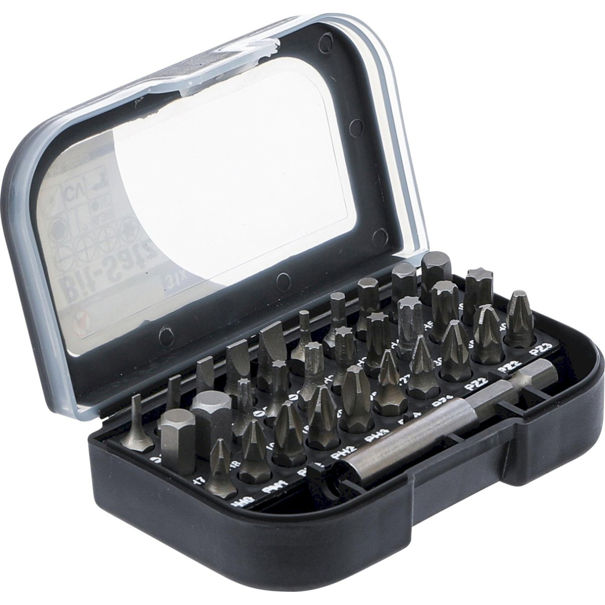 Antgalių rinkinys | 6.3 mm (1/4") | 31 vnt. (20820)