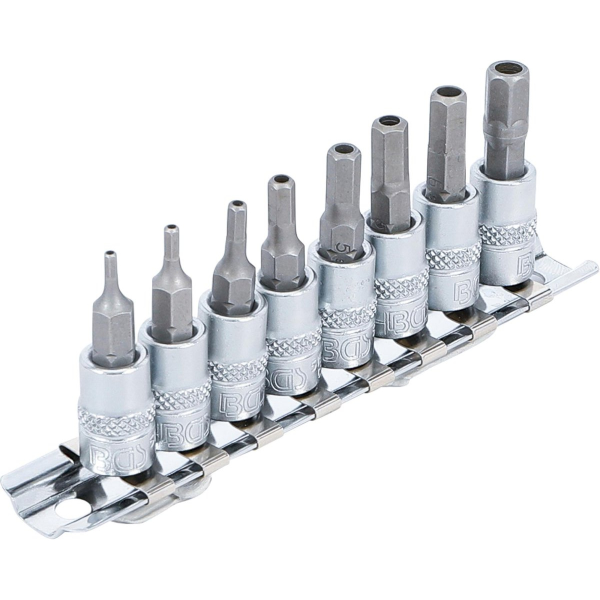 Antgalių rinkinys | 6.3 mm (1/4") | hex šešiakampis | su skyle | 2 - 7 mm | 8 vnt. (5156) Antgalių rinkinys | 6.3 mm (1/4") | hex šešiakampis | su skyle | 2 - 7 mm | 8 vnt. (5156)