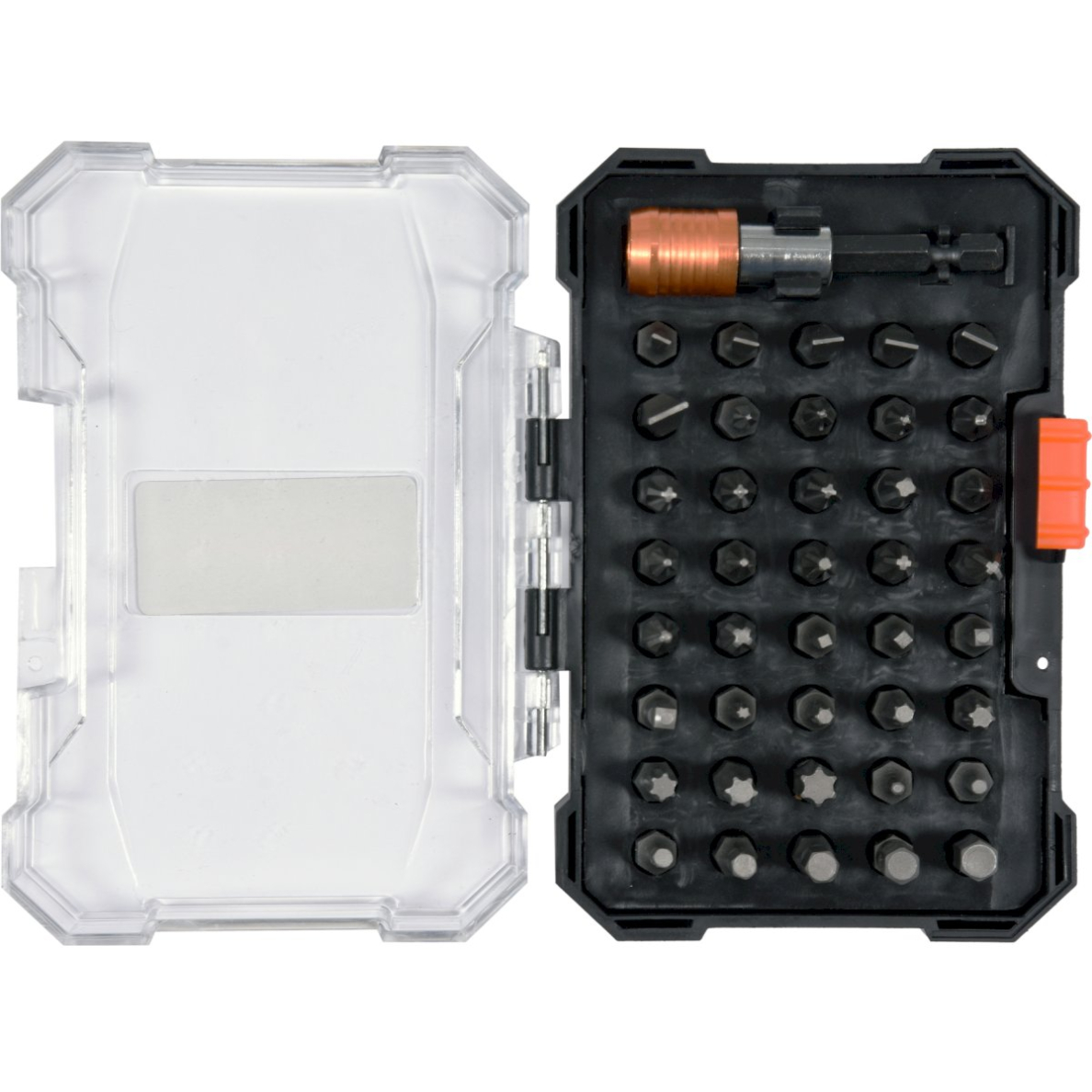 Antgalių su laikikliu rinkinys | 41 vnt. (66301) Antgalių su laikikliu rinkinys | 41 vnt. (66301)