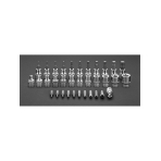 Antgaliai ir galvutėss TORX, komplekte 34 vnt.,