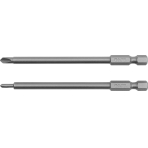 Antgaliai kryžminiai trikampiai 1/4", 2vnt, :0x100mm ; 1x100mm "Yato" (YT-0493)