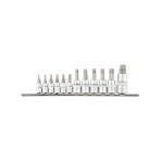 Antgaliai su galvute Torx  ir ertme T10-T40, 1/4"