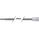 Antgalis 6-kampis 3/8 extra ilgas H6x350mm
