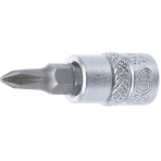 Antgalis įpresuotas į galvutę | 6.3 mm (1/4") | kryžminis PH1 (2487)