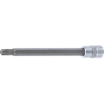 Antgalis įpresuotas į galvutę | ilgis 100 mm | 6.3 mm (1/4") | T-Star su skyle (Torx ) T30 (4203)