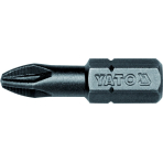 Antgalis kryžminis 1/4"x25MM, dydis PZ2, S2  50 vnt (YT-7811)