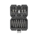 Antgalių rinkinys | sugadintiems T-Star (Torx) ir hex | 19 vnt. (YT-04584)