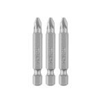 Antgaliukai - bitai PZ2 x 50 mm, 3 vnt