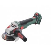 Akumuliatorinis kampinis šlifuoklis Metabo WVB 18 LTX BL 15-125 Quick, 18 V, (be akum. ir krov.)