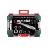 Antgalių komplektas su terkšle, 26 vnt., Metabo