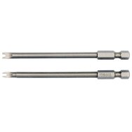 Antgaliai dviūsiai 1/4", 2vnt, : NR4 X100MM; NR8 X100MM (YT-0498)