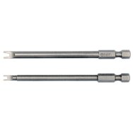 Antgaliai dviūsiai 1/4", 2vnt, : NR6 X100MM; NR10 X100MM (YT-0499)