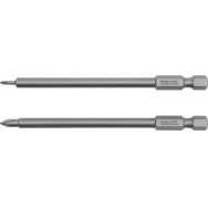 Antgaliai kryžminiai 1/4", 2vnt, : PH00X100MM; PH0X100MM "Yato"(YT-0459)