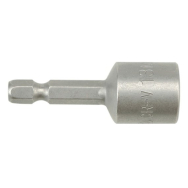 Antgalis - galvutė magnetinė CR-V, 1/4" 13x48 mm su pakuote (YT-1518)