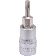 Antgalis įpresuotas į galvutę | 6.3 mm (1/4") | T-Star (Torx) T15 (YT-04303)