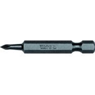 Antgalis kryžminis 1/4"x50MM, dydis PH0, S2 50 vnt (YT-7846)