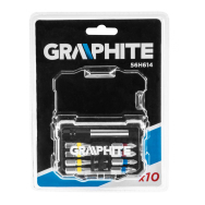 Antgalių rinkinys 10 vnt. Graphite
