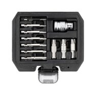 Antgalių rinkinys | sugadintiems T-Star (Torx) su skyle | 11 vnt. (YT-04582)