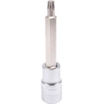 Antgalis įpresuotas į galvutę 1/2", 100 mm ilgio, T40 (YT-04324) Antgalis įpresuotas į galvutę 1/2", 100 mm ilgio, T40 (YT-04324)