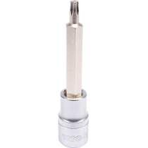 Antgalis įpresuotas į galvutę 1/2", 100 mm ilgio, T30 (YT-04323) Antgalis įpresuotas į galvutę 1/2", 100 mm ilgio, T30 (YT-04323)