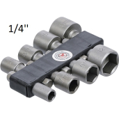 Antgaliai su galvutėmis 1/4''