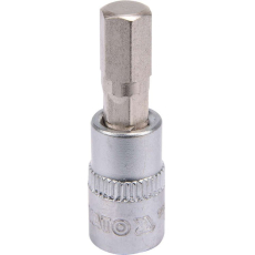 Antgalis įpresuotas į galvutę | 6,3 mm (1/4") | hex šešiakampis 7 mm (YT-04374) Antgalis įpresuotas į galvutę | 6,3 mm (1/4") | hex šešiakampis 7 mm (YT-04374)