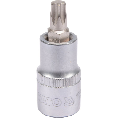 Antgalis įpresuotas į galvutę 1/2", T45 x 55 mm (YT-04315) Antgalis įpresuotas į galvutę 1/2", T45 x 55 mm (YT-04315)