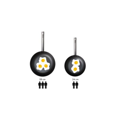 Anglies plieno WOK keptuvė Skottsberg 28cm 5 Anglies plieno WOK keptuvė Skottsberg 28cm 5