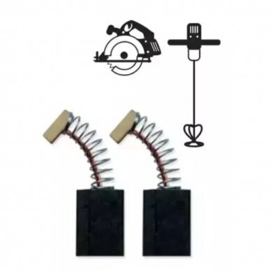 Angliniai šepetėliai Dedra YSG001 (skirta modeliui: DED7922, DED7924, A140030) 1 Angliniai šepetėliai Dedra YSG001 (skirta modeliui: DED7922, DED7924, A140030) 1