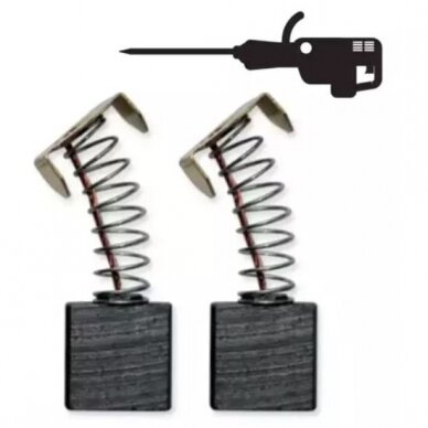 Angliniai šepetėliai Dedra YSG013 (skirta modeliui: DED7848) 1 Angliniai šepetėliai Dedra YSG013 (skirta modeliui: DED7848) 1