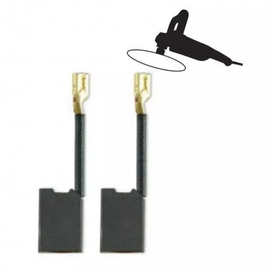 Angliniai šepetėliai Dedra YSG024 (skirta modeliui: DED7955) Angliniai šepetėliai Dedra YSG024 (skirta modeliui: DED7955)