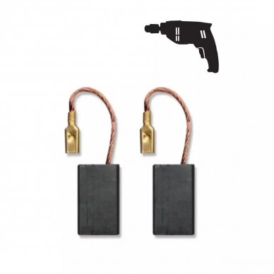 Angliniai šepetėliai Dedra YSG026 (skirta modeliui: DED7957, DED7958K, DED7959) Angliniai šepetėliai Dedra YSG026 (skirta modeliui: DED7957, DED7958K, DED7959)