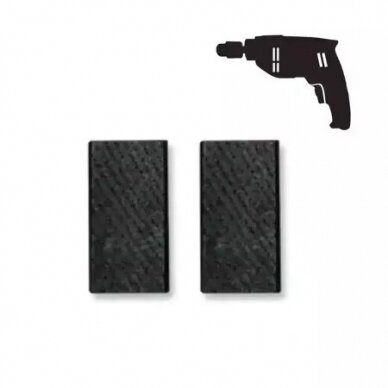 Angliniai šepetėliai Dedra YSG030 (skirta modeliui: DED7961) Angliniai šepetėliai Dedra YSG030 (skirta modeliui: DED7961)