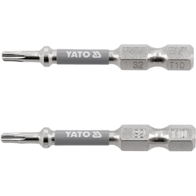 Antgaliai | 6,3 mm (1/4") | S2 Ni | T-Star (Torx) T10 | 50 mm | 2 vnt. (YT-78031)